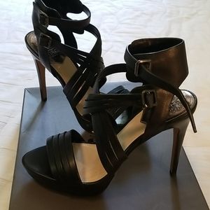 Vince Camuto Jistil black nappa leather shoes 8.5